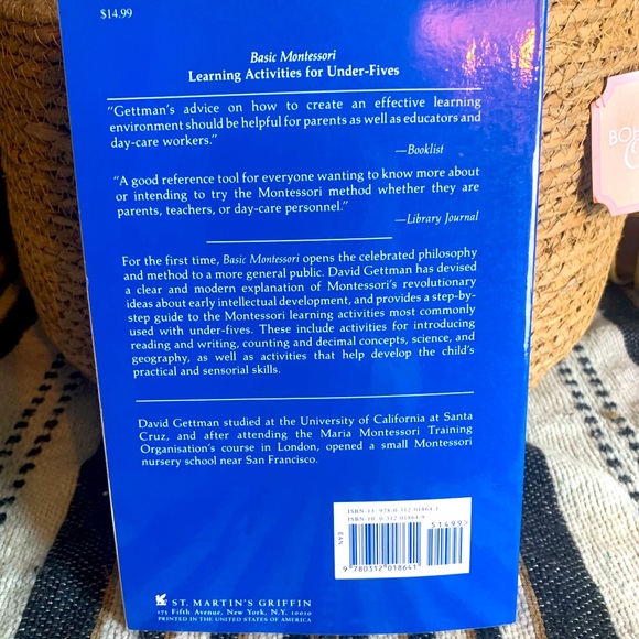 Basic Montessori: Learning Activities For Under-Fives - Picture 2 of 2